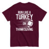 Thanksgiving Football T-Shirt, Run Like a Turkey American Football Fan Tee Thanksgiving Football T Shirt Run Like a Turkey American Football Fan Tee