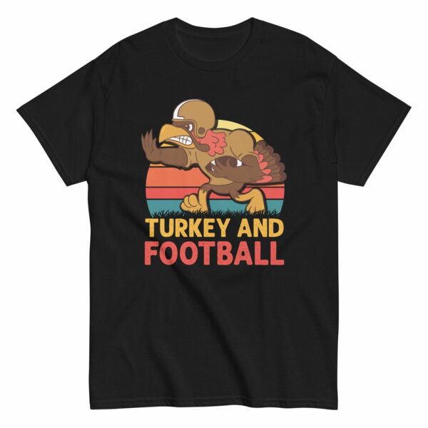 funny Football Thanksgiving Angry Turkey, T-Shirt Funny Sassy Holiday shirt