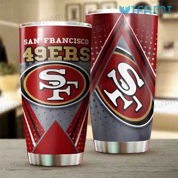 49ers Tumbler Dot Pattern San Francisco 49ers Gift