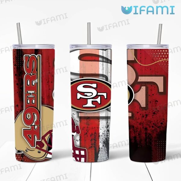 49ers Tumbler Grunge Texture San Francisco 49ers Gift