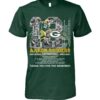 Aaron Rodgers 12 Green Bay Packers 2005 Present Thank You For The Memories T Shirt 1