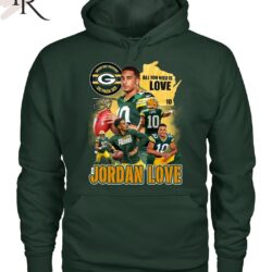 All You Need Is Love 10 Jordan Love Green Bay Packers Go Pack Go Unisex T Shirt 2
