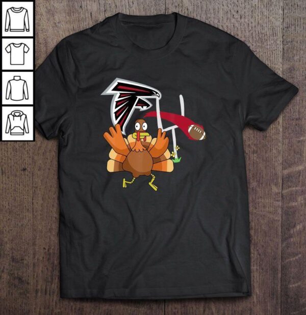 Atlanta Falcons Turkey Thanksgiving Tee T Shirt