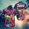 Baby Yoda New England Patriots NFL Hawaiian Shirt Baby Yoda New England Patriots NFL Hawaiian Shirt
