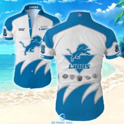 Beach Shirt NFL Detroit Lions Hawaiian Shirt