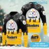 Custom Steelers Ugly Sweater Christmas Village Pittsburgh Steelers Gift Custom Steelers Ugly Sweater Christmas Village Pittsburgh Steelers Gift