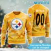 Custom Steelers Ugly Sweater Yellow Tie Dye Pittsburgh Steelers Gift Custom Steelers Ugly Sweater Yellow Tie Dye Pittsburgh Steelers Gift