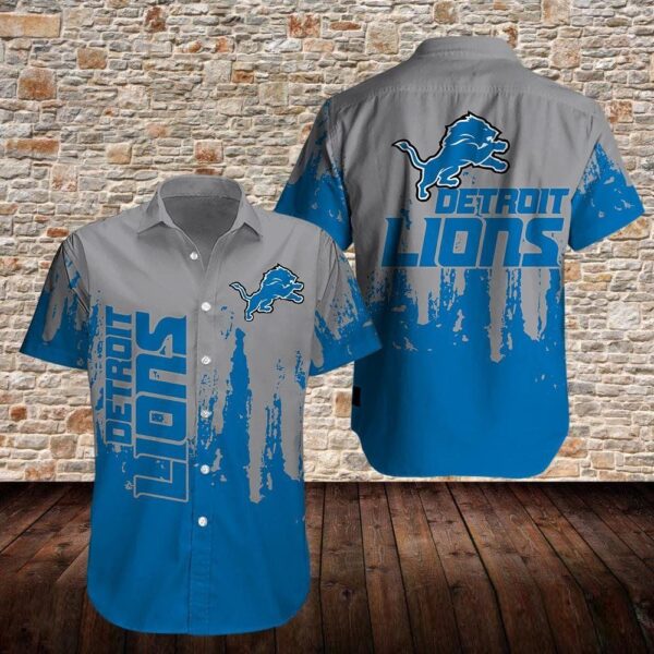 Detroit Lions Limited Edition Hawaiian Shirt Trendy Aloha Design 07
