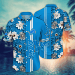 Detroit Lions NFL Hawaiian Shirt Balmy Aloha Shirt