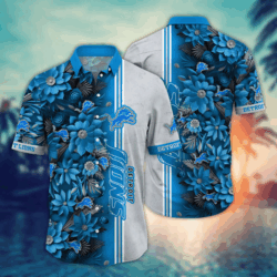Los Angeles Rams Limited Edition Hawaiian Shirt Trendy Aloha Design 06 Detroit Lions NFL Hawaiian Shirt Custom Ice-Cold Drinks Aloha Shirt