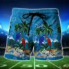 Detroit Lions Parrot Island NFL full 3D Shorts for fans jpg