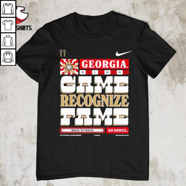 Georgia Bulldogs came recognize fame shirt