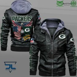 Green Bay Packers American Eagle National Football League Leather Jacket