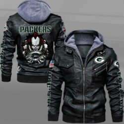 Green Bay Packers NFL IT Pennywise men's leather jacket