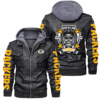 Green Bay Packers NFL Mens Leather Jacket Vintage Bomber Jacket Biker Moto Coat Gift Green Bay Packers NFL Mens Leather Jacket Vintage Bomber Jacket Biker Moto Coat Gift