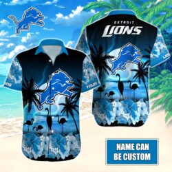Hawaiian Shirt Celebrating Detroit Lions Custom Passion
