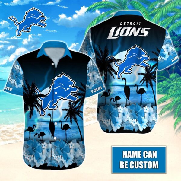Hawaiian Shirt Celebrating Detroit Lions Custom Passion