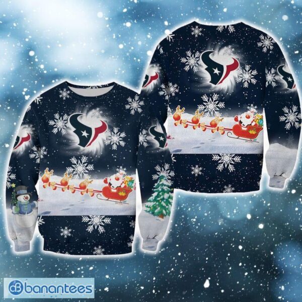 Houston Texans Christmas Pattern Cabin Ugly Sweater For Men And Women Gift Fans Holidays