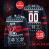 Houston Texans NFL ugly sweater Custom Name Christmas Sweater