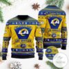 Los Angeles Rams Football Team Logo Custom Name Personalized Ugly Christmas Sweater Los Angeles Rams Football Team Logo Custom Name Personalized Ugly Christmas Sweater