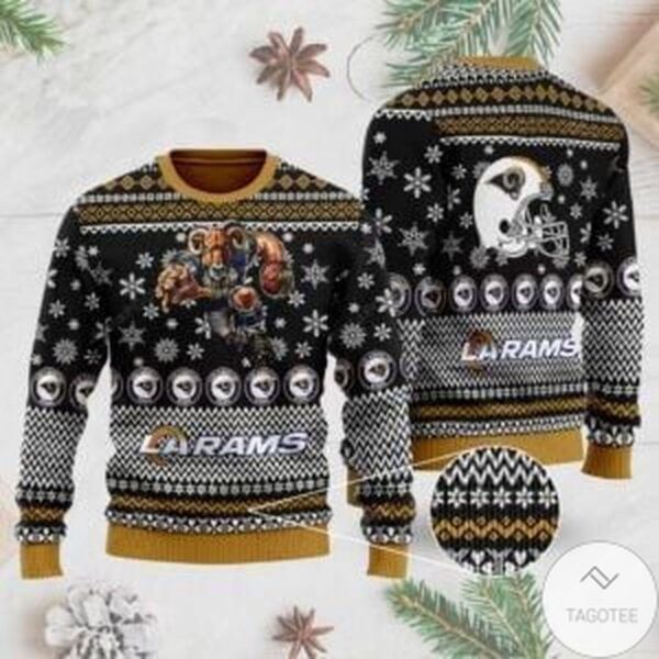 Los Angeles Rams Ugly Christmas Sweater All Over Print Sweatshirt