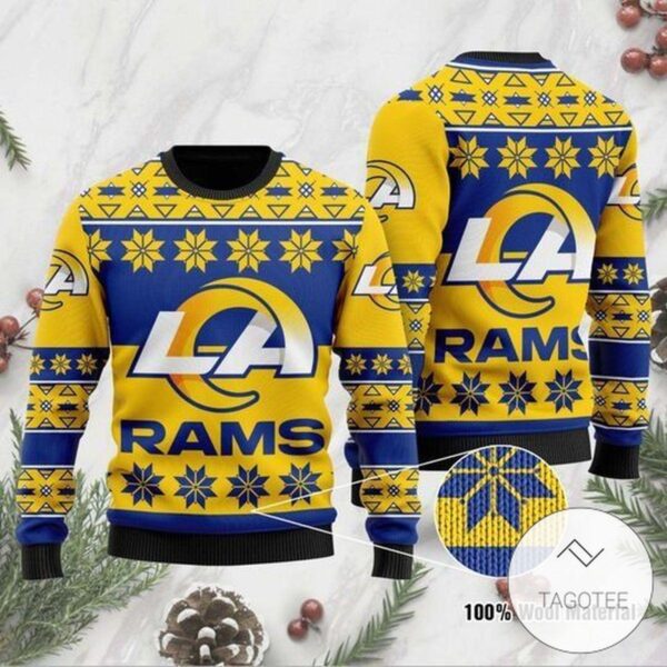 Los Angeles Rams Wool Christmas For Fans Ugly Christmas Sweater All Over Print Sweatshirt