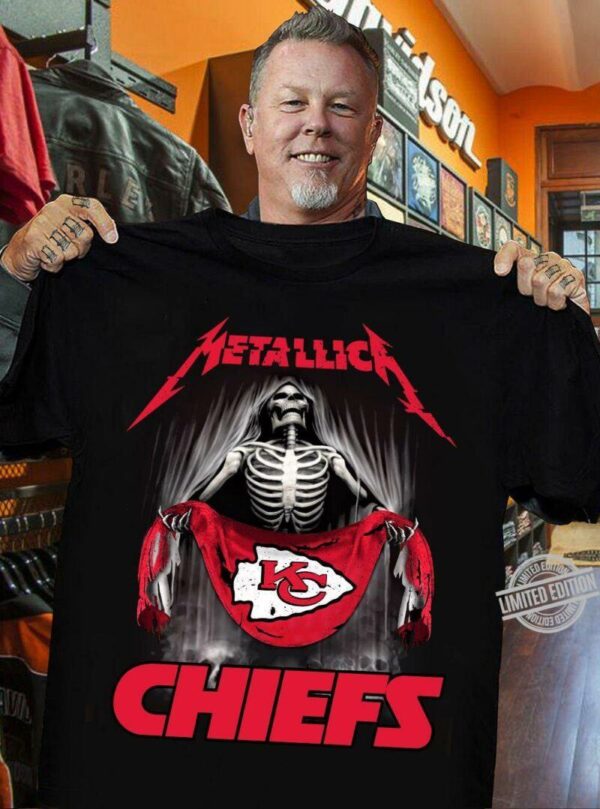 Metallica KC Chiefs cheap t Shirt swearshirt hoodie