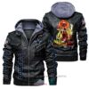 NEW Dragon Ball Son Goku NFL Dallas Cowboys men's Leather Jacket NEW Dragon Ball Son Goku NFL Dallas Cowboys men's Leather Jacket