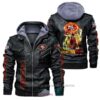 NEW Dragon Ball Son Goku NFL San Francisco 49ers men's Leather Jacket NEW Dragon Ball Son Goku NFL San Francisco 49ers mens Leather Jacket
