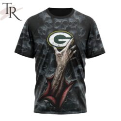 NFL Green Bay Packers Special Horror Skull Art Design Hoodie NEW NFL Green Bay Packers Special Horror Skull Art Design Hoodie 8