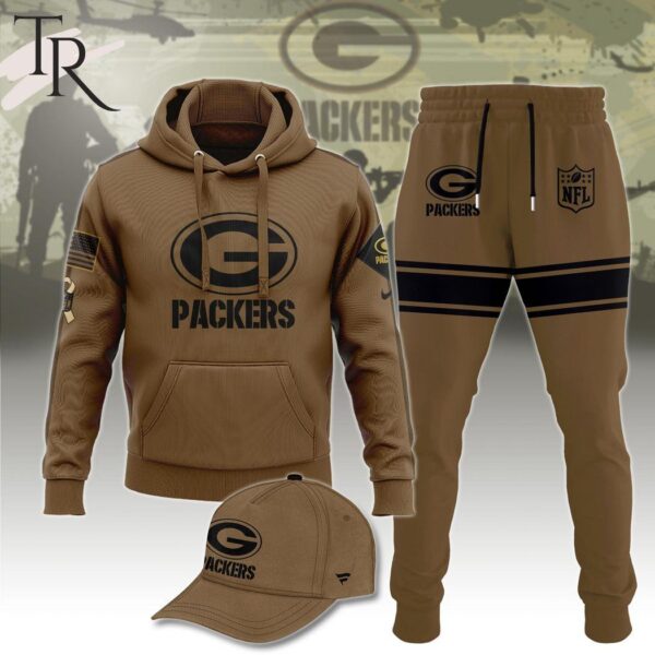 NFL Green Bay Packers Salute To Service For Veterans Hoodie Long Pant Cap Limited Edition 1