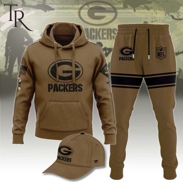 NFL Green Bay Packers Salute To Service For Veterans Hoodie Long Pant Cap Limited Edition 2