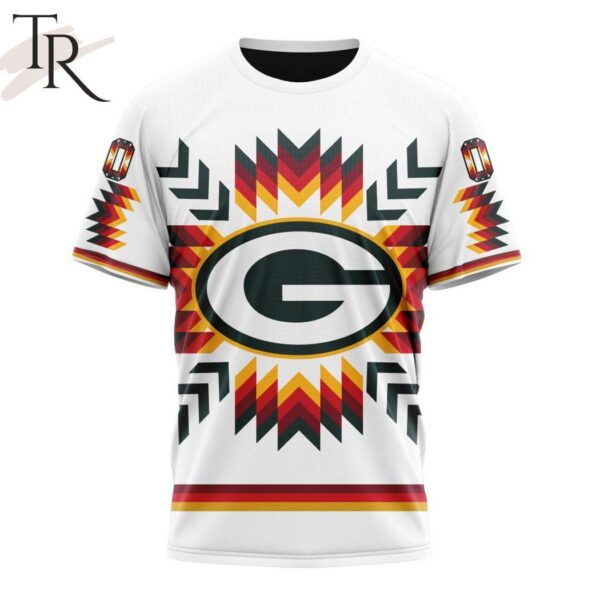 NFL Green Bay Packers Special Design With Native Pattern Hoodie 8