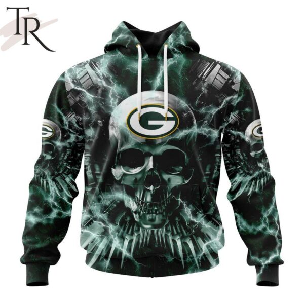 NFL Green Bay Packers Special Expendables Skull Design Hoodie 1