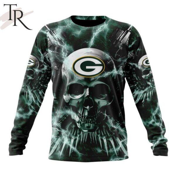 NFL Green Bay Packers Special Expendables Skull Design Hoodie 6