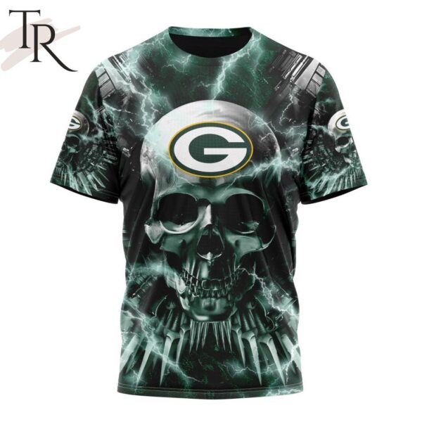 NFL Green Bay Packers Special Expendables Skull Design Hoodie 8