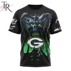 NFL Green Bay Packers Special Skull Art Design Hoodie NFL Green Bay Packers Special Skull Art Design Hoodie 8
