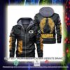 NFL Green Bay Packers Wings men's Leather Jacket NFL Green Bay Packers Wings mens Leather Jacket