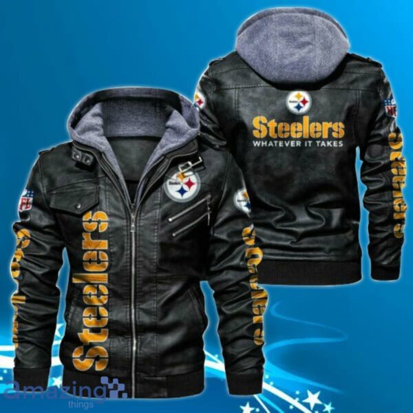 NFL Steelers Jacket NFL Leather Jacket Impressive Gift