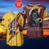 NFL Washington Redskins mascot Custom Name Hades Baseball Jersey