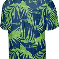 NFL seahawks Floral Aloha Tropical hawaiian Shirt