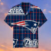 New England Patriots Striped Hawaiian Shirt 3D All Over Print