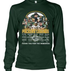 Packers Legends Thank You For The Memories T Shirt 3