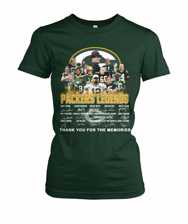 Packers Legends Thank You For The Memories T Shirt 4