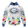 Persionalized NFL Green Bay Packers Special Autism Awareness Design Hoodie Persionalized NFL Green Bay Packers Special Autism Awareness Design Hoodie 1