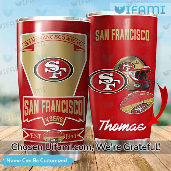 Personalized 49ers Tumbler Perfect 49ers Gifts For Men