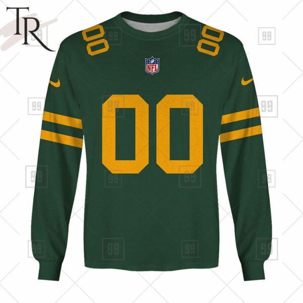 Personalized NFL Green Bay Packers Alternate Jersey Hoodie 2223 4