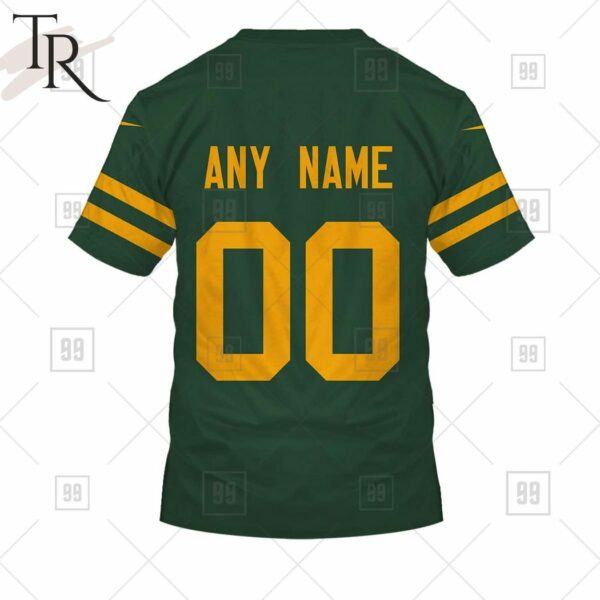 Personalized NFL Green Bay Packers Alternate Jersey Hoodie 2223 7