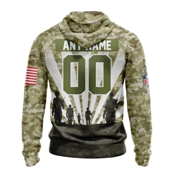 Personalized NFL Green Bay Packers Salute To Service Honor Veterans And Their Families Hoodie 3