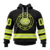 Personalized NFL Green Bay Packers Special FireFighter Uniform Design Hoodie Personalized NFL Green Bay Packers Special FireFighter Uniform Design Hoodie 1